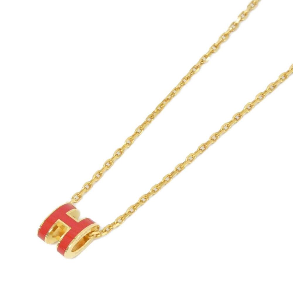 HERMES Red Necklace